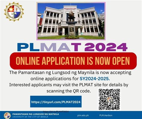 plmat 2024|Pamantasan ng Lungsod ng Maynila .